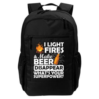 Light Fires Make Beer Disappear Superpower  Backpack