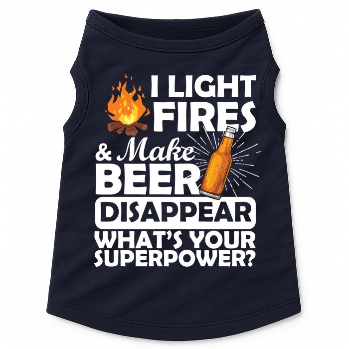 Light Fires Make Beer Disappear Superpower  Doggie Tank