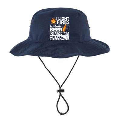 Light Fires Make Beer Disappear Superpower  Bucket Hat