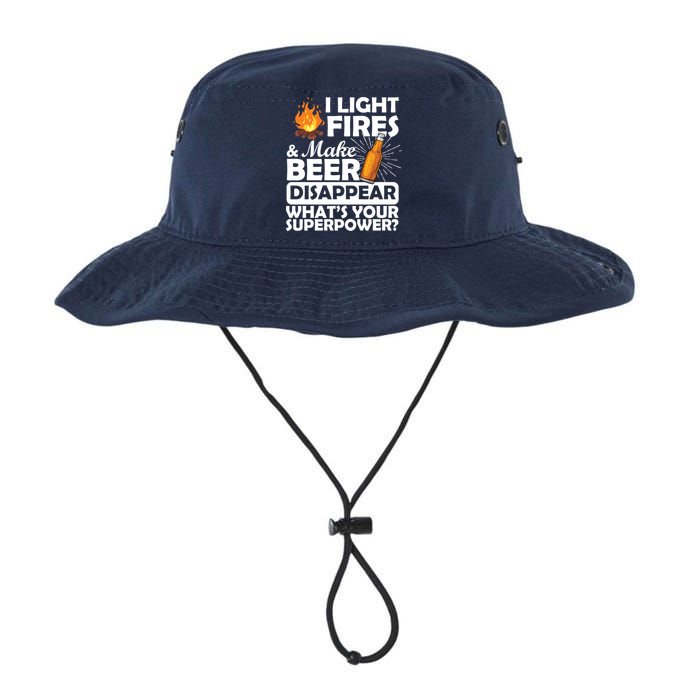 Light Fires Make Beer Disappear Superpower  Bucket Hat