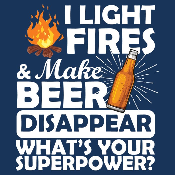 Light Fires Make Beer Disappear Superpower  Baby Bodysuit