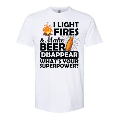 Light Fires Make Beer Disappear Superpower  Softstyle CVC T-Shirt