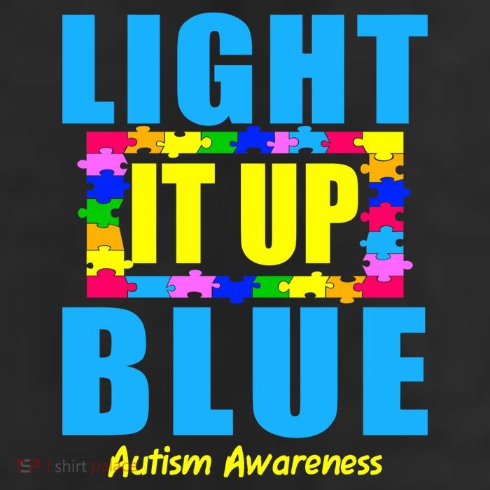 Light It Up Blue Autism Awareness Puzzle Pieces 11oz C Handle Ceramic Mug