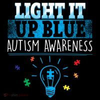 Light It Up Blue Autism Puzzle Bulb Hoodie