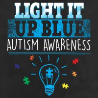 Light It Up Blue Autism Puzzle Bulb Adult Drive Performance Visor