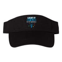 Light It Up Blue Autism Puzzle Bulb Visor