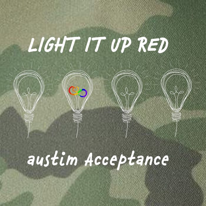 Light It Up Red Autism Acceptance Legacy Tie Dye Trucker Hat