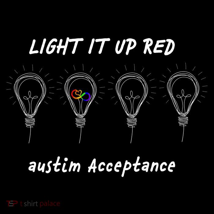 Light It Up Red Autism Acceptance Wool Snapback Cap