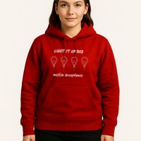 Light It Up Red Autism Acceptance Hoodie
