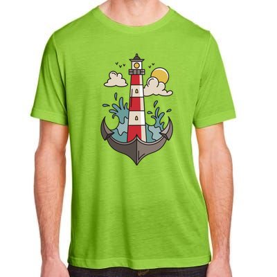 Lighthouse Anchor Ocean Adult ChromaSoft Performance T-Shirt