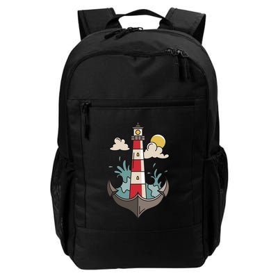 Lighthouse Anchor Ocean Backpack