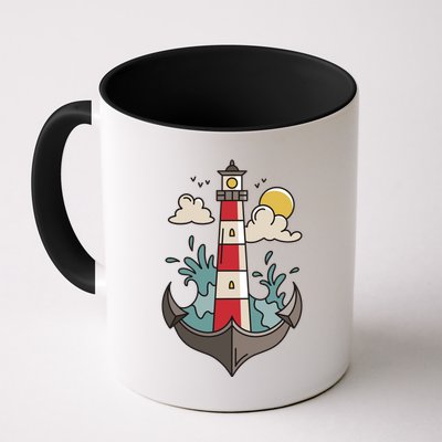Lighthouse Anchor Ocean Mug