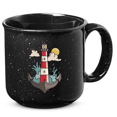 Lighthouse Anchor Ocean 15oz Campfire Ceramic Mug
