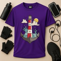 Lighthouse Anchor Ocean Cooling Performance Crew T-Shirt