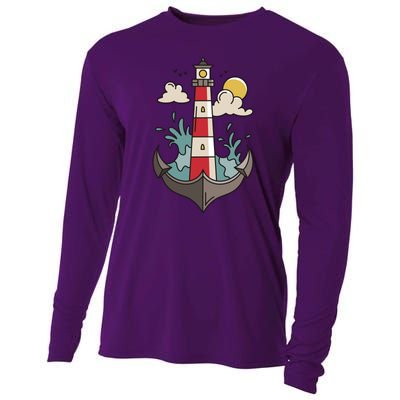 Lighthouse Anchor Ocean Cooling Performance Long Sleeve Crew