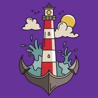 Lighthouse Anchor Ocean Youth Performance Sprint T-Shirt