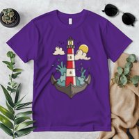Lighthouse Anchor Ocean Premium T-Shirt