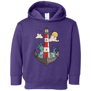 Lighthouse Anchor Ocean Toddler Hoodie