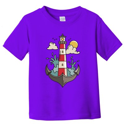 Lighthouse Anchor Ocean Toddler T-Shirt