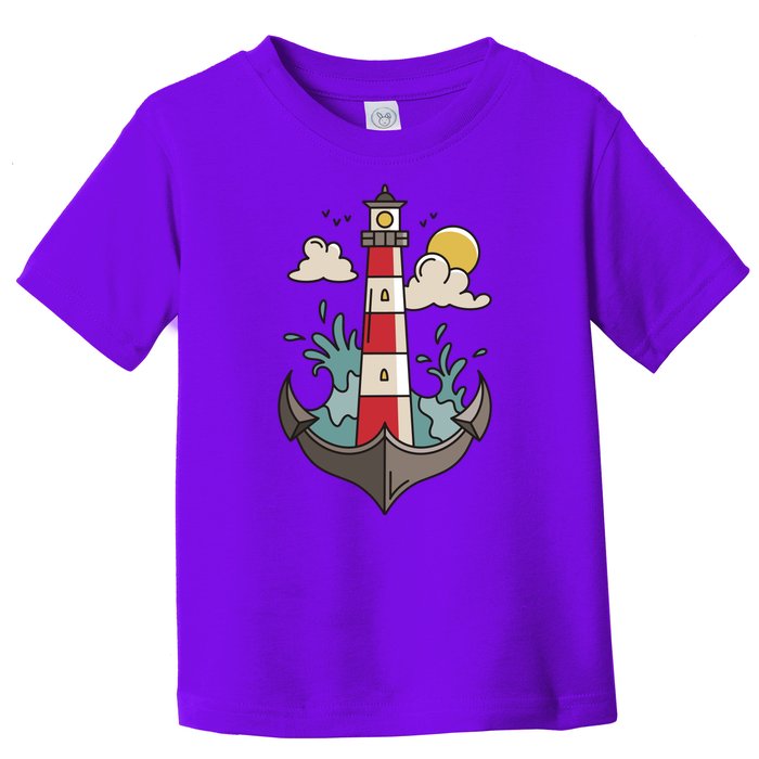 Lighthouse Anchor Ocean Toddler T-Shirt