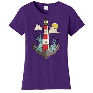 Lighthouse Anchor Ocean Women's T-Shirt