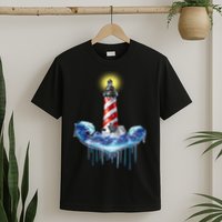 Lighthouse Anchor Water Color T-Shirt