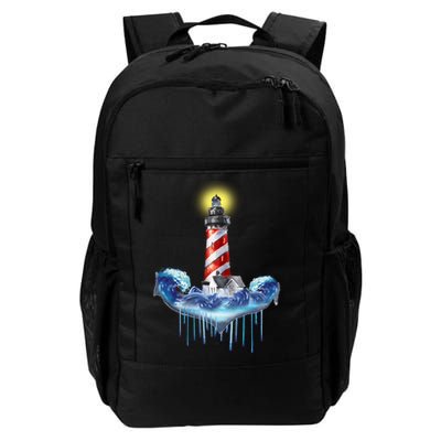 Lighthouse Anchor Water Color Backpack