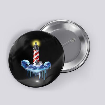 Lighthouse Anchor Water Color Button