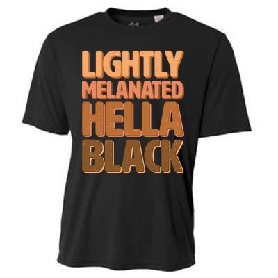 Lightly Melanated Hella Black Cooling Performance Crew T-Shirt