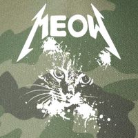 Lightning Cat Meow Logo Legacy Tie Dye Trucker Hat