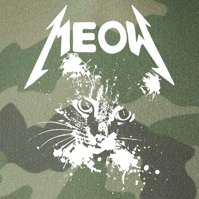 Lightning Cat Meow Logo Legacy Tie Dye Trucker Hat