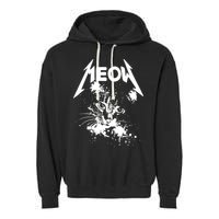 Lightning Cat Meow Logo Garment-Dyed Fleece Hoodie