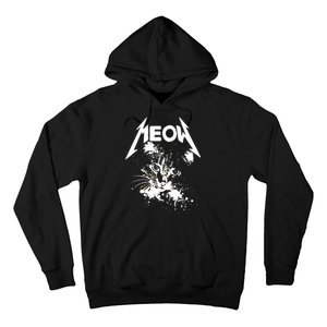 Lightning Cat Meow Logo Hoodie