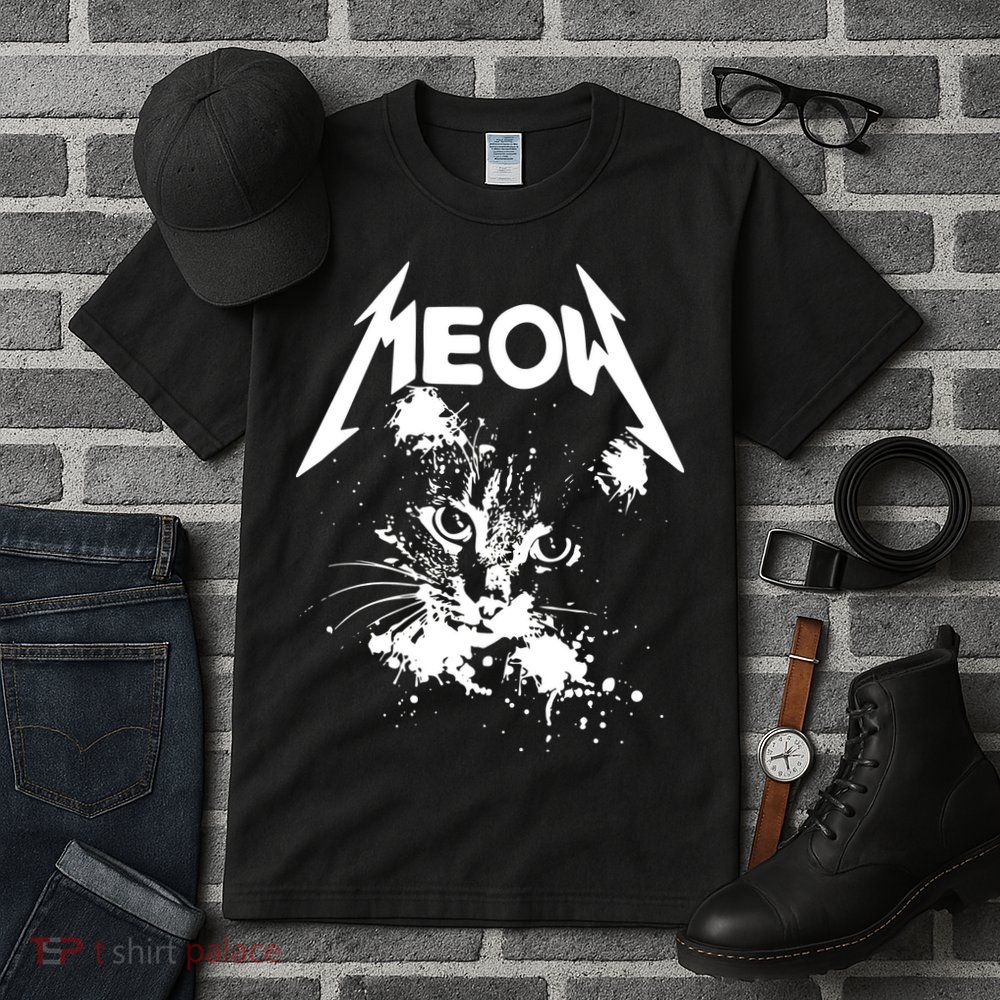 Lightning Cat Meow Logo Tall T-Shirt