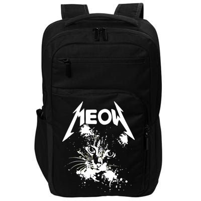 Lightning Cat Meow Logo Impact Tech Backpack