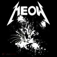 Lightning Cat Meow Logo Button