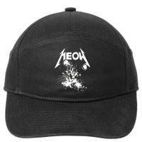 Lightning Cat Meow Logo 7-Panel Snapback Hat