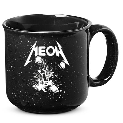 Lightning Cat Meow Logo 15oz Campfire Ceramic Mug