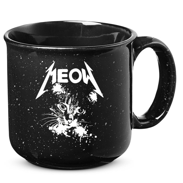 Lightning Cat Meow Logo 15oz Campfire Ceramic Mug