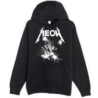 Lightning Cat Meow Logo Premium Pullover Hoodie
