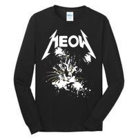 Lightning Cat Meow Logo Tall Long Sleeve T-Shirt