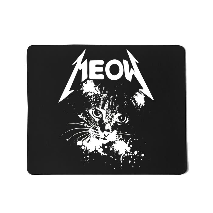 Lightning Cat Meow Logo Mousepad