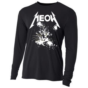 Lightning Cat Meow Logo Cooling Performance Long Sleeve Crew