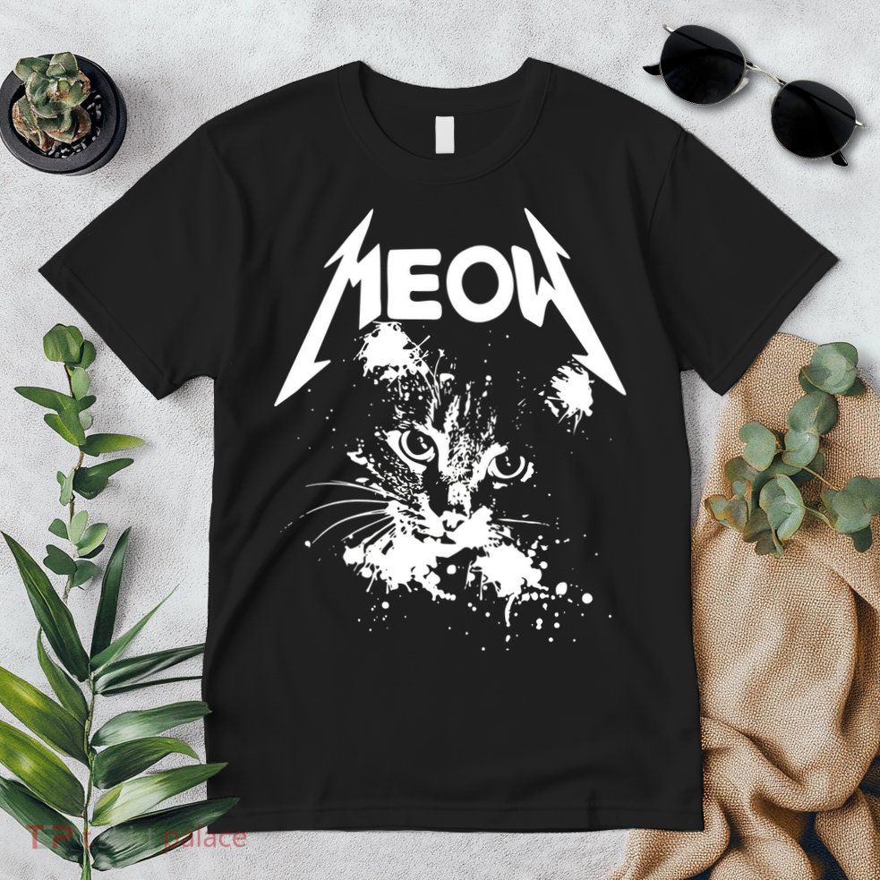 Lightning Cat Meow Logo Premium T-Shirt