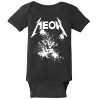 Lightning Cat Meow Logo Baby Bodysuit