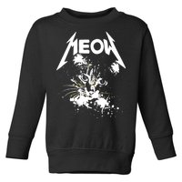 Lightning Cat Meow Logo Toddler Sweatshirt