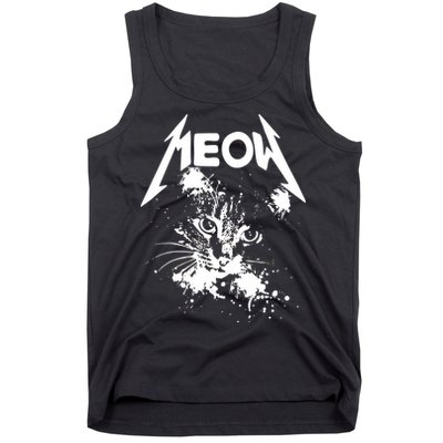 Lightning Cat Meow Logo Tank Top