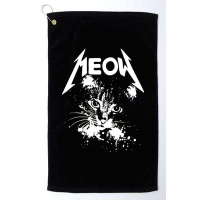 Lightning Cat Meow Logo Platinum Collection Golf Towel