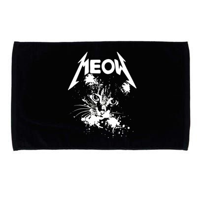 Lightning Cat Meow Logo Microfiber Hand Towel