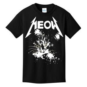 Lightning Cat Meow Logo Kids T-Shirt